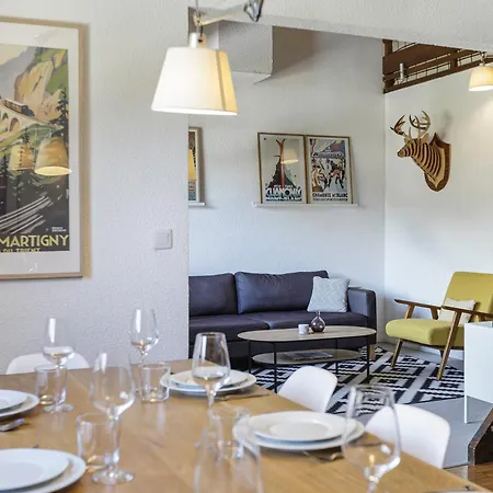 شقة Refuge Scandinave - Duplex 80m2 Vue Garage Calme 200m Trainbus شامونكس