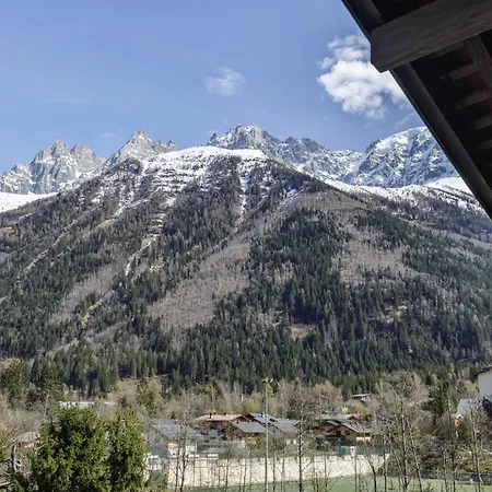 아파트 Refuge Scandinave - Duplex 80m2 Vue Garage Calme 200m Trainbus 샤모니