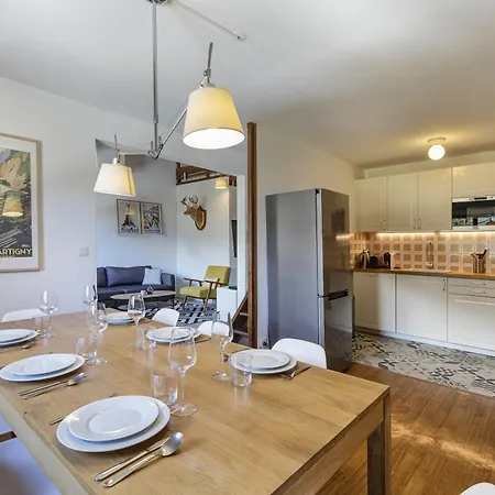 דירה Refuge Scandinave - Duplex 80m2 Vue Garage Calme 200m Trainbus שאמוני