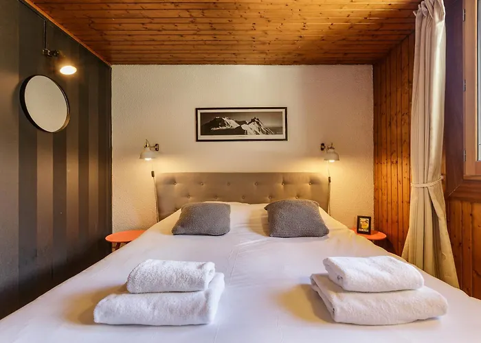 Refuge Scandinave - Duplex 80m2 Vue Garage Calme 200m Trainbus 아파트 샤모니